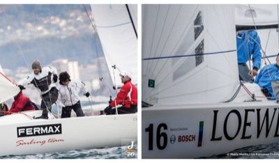 Los equipos de J70 Fermax Sailing Team y Let it Be luchan por el Campeonato Europeo