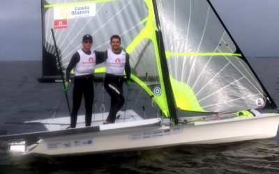 Luján y Torrado preparan en aguas alemanas de Kiel el Europeo de 49er Juvenil