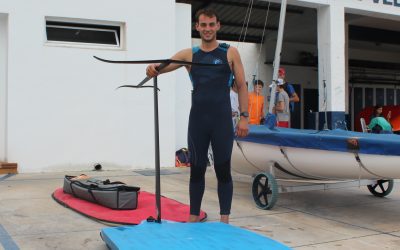 José Luis Boronat entrena en la bahía de Xàbia