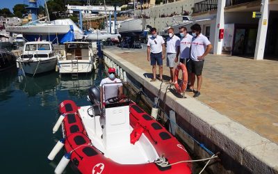 El Club Náutico de Jávea cede el amarre de la embarcación de la Cruz Roja de Xàbia
