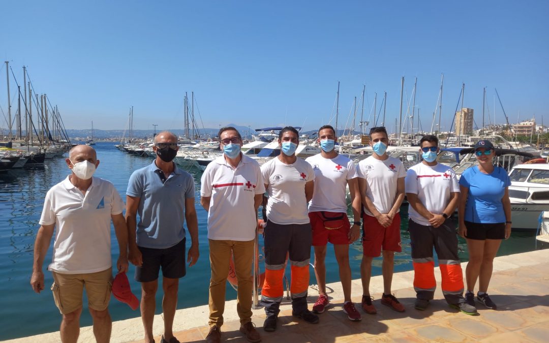 El Club Náutico Jávea cede el amarre para la embarcación de rescate de Cruz Roja Jávea
