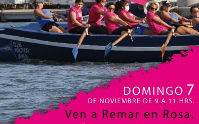Participa en la jornada Rema en Rosa con el Club Náutico Jávea