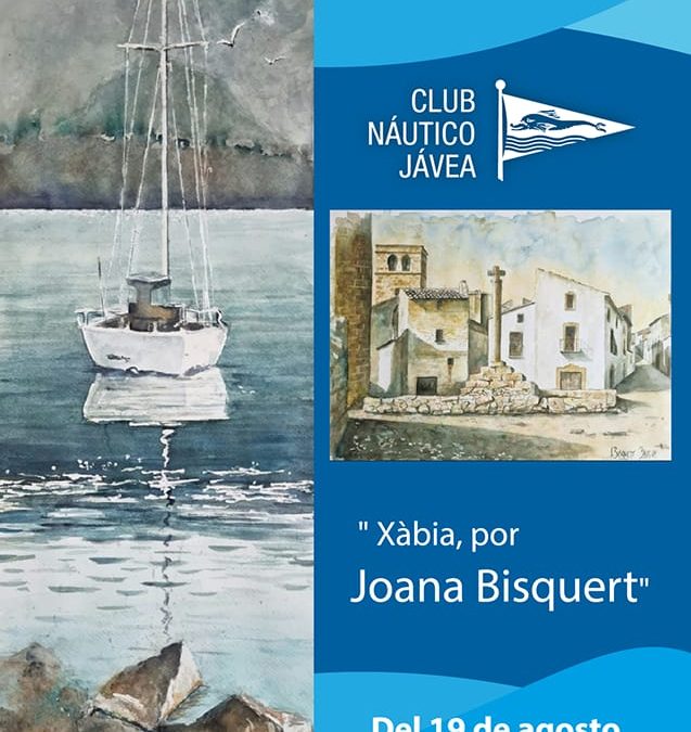 Joana Bisquert expone sus obras en el Club Náutico Jávea