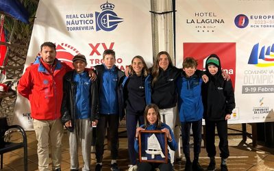 Cinco de los siete regatistas de Optimist del Club Náutico Jávea entre los 100 primeros del Trofeo de Optimist de Torrevieja