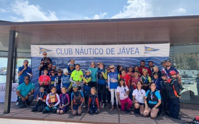 El Club Náutico Jávea acoge las pruebas de vela de los XIV Minijocs de la Marina Alta