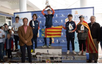 Arthur Baker campeón sub13 de la Copa de España de Optimist y Mateo Carbonell consigue la plaza para el Mundial de la clase