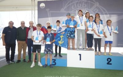 El Club Náutico Jávea se cuelga cuatro medallas en el Autonómico de Optimist B
