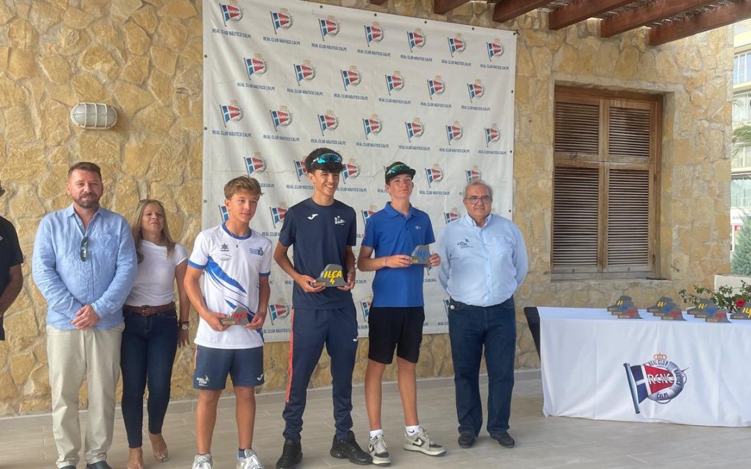 Liam Woods 2º en ILCA 4 Sub16 en el Trofeo RCNCalpe de Vela Ligera