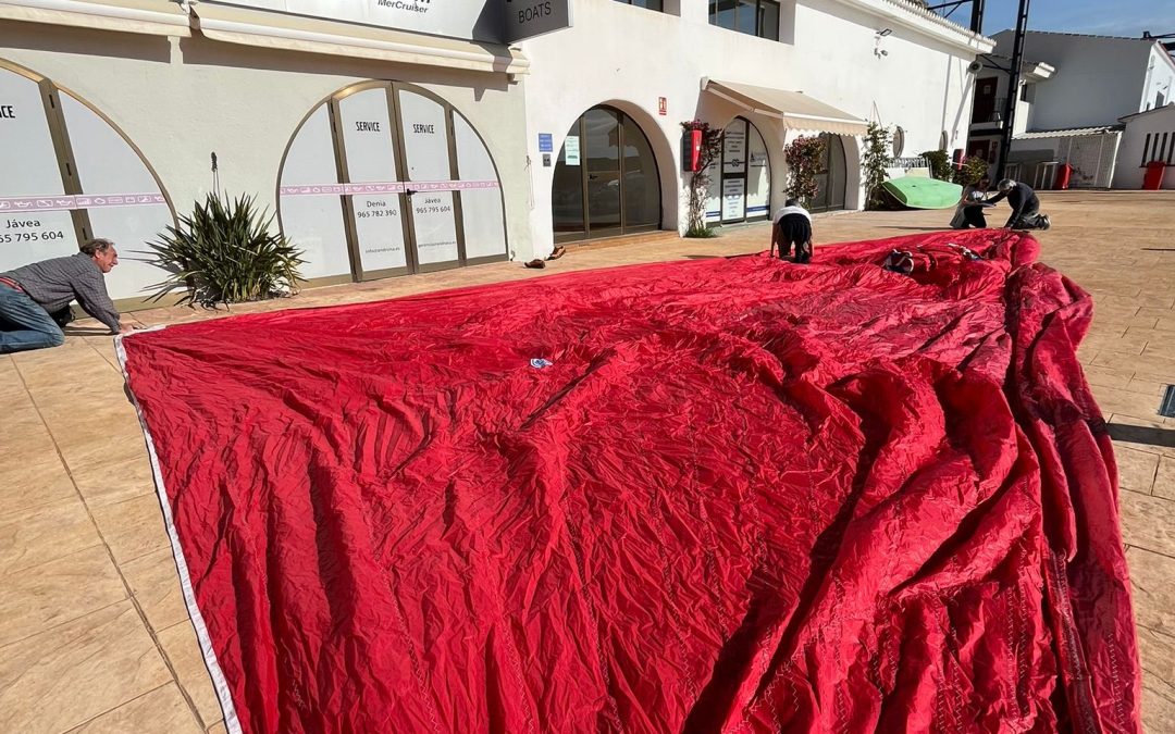 Mediciones de velas en el Club Náutico Jávea: preparando los barcos para 2025