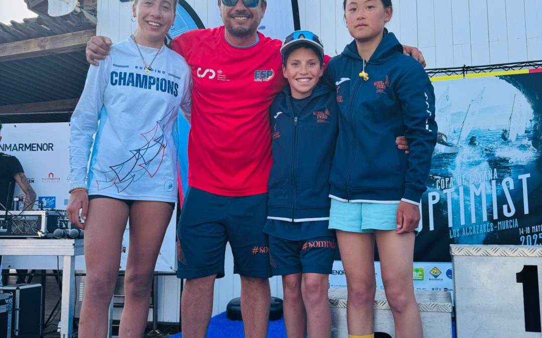Alexandra Youji Wang Liu campeona de la Copa de España de Optimist en sub13 femenino