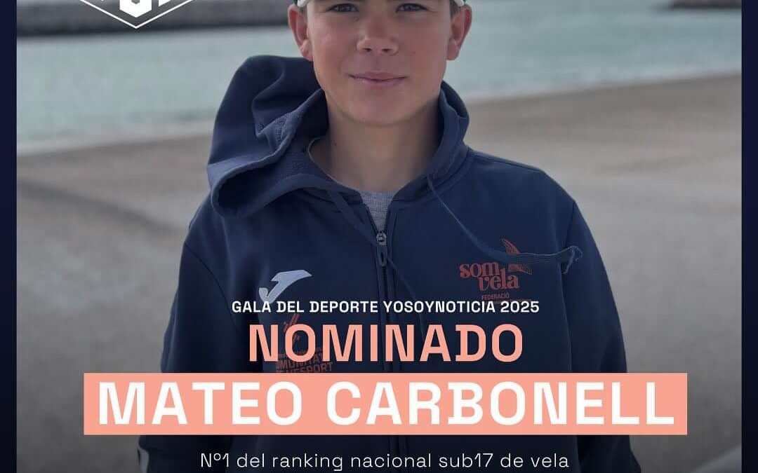 El próximo 02 de junio votemos por Mateo Carbonell en la Gala del Deporte 2025