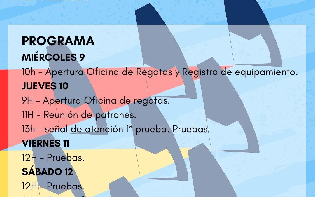 Programa oficial: Campeonato España de Raceboard 2025