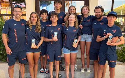 Elena Pérez Manglano bronce en el Campeonato de España de Optimist por Equipos con el equipo de la Comunitat Valenciana