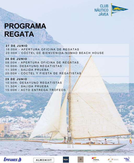 Programa oficial: III Regata de Vela Clásica de la Comunitat Valenciana