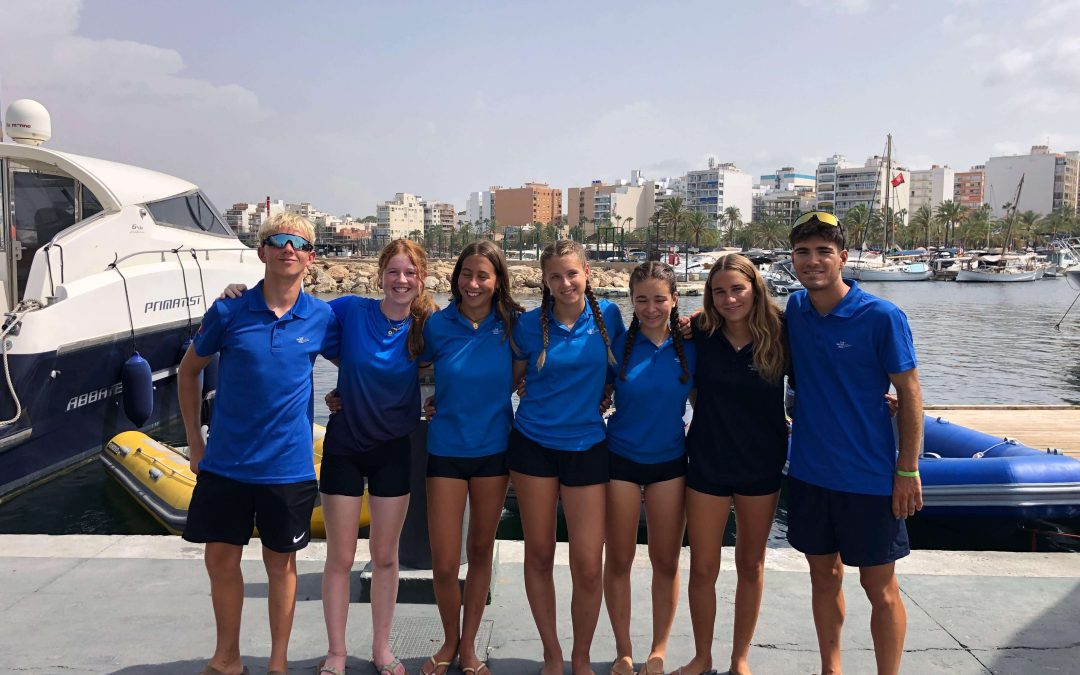 Nuestro equipo de ILCA 4 en la Regata Bufete Frau del CN s’Arenal