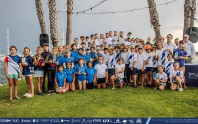 Nuestros optimist suben al podio durante primera prueba puntuable de la Copa Autonómica 25-26