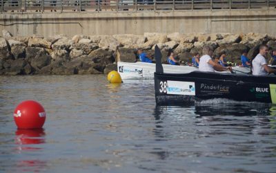 Nuestro equipo mixto de remo participa en Desafío “100 Paladas Solidarias» en Dénia