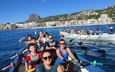Recibimos la visita de 75 alumnos del IES Antoni Llidó a nuestra Escuela de Remo