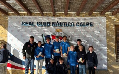 4 medallas para nuestros Optimist en el Trofeo RCN Calpe Vela Infantil