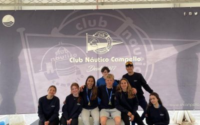 Triunfo de nuestros regatistas de ILCA 4 en el Autonómico de la clase.