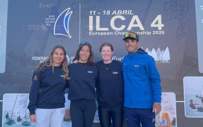 Nuestros regatistas de ILCA 4 ya están compitiendo en el Europeo