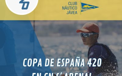 Mateo Carbonell y Carlota Gómez preparados en la Copa de España de 420