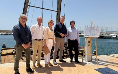 Martínez Mus visita el Club y destaca que las obras de mejora convertirán las instalaciones en una zona más verde y abierta a vecinos y turistas