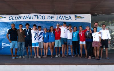Izan Rogel, Marta Ferrando, Alfonso Murube y Berta Rodado vencedores del Trofeo ILCA 4 e ILCA 6