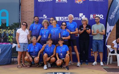 Medalla de plata para nuestro equipo de remo Jávea A en Dénia