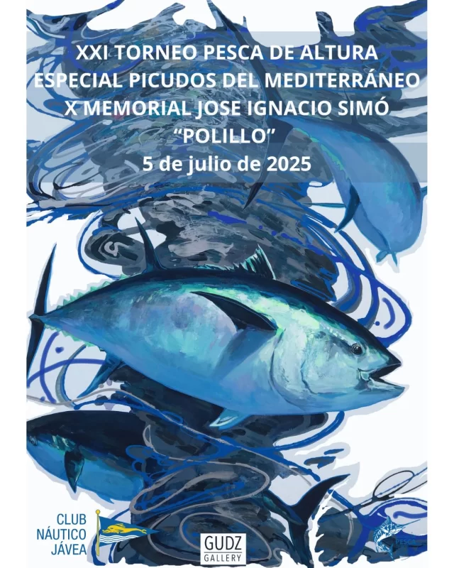 🎣 XXI Torneo de Pesca de Altura – Especial Picudos del Mediterráneo - X Memorial José Ignacio Simó “Polillo”. 

📅 El próximo 5 de julio acogeremos una nueva edición de este clásico del calendario de pesca deportiva en la modalidad de curricán, una cita muy esperada por los amantes del mar y la pesca de altura.

🌊 El torneo reunirá a embarcaciones de toda la Comunitat Valenciana y otras zonas del litoral mediterráneo para competir en uno de los escenarios más valorados por su entorno y tradición marinera.

📍 Programa oficial:
🗓 Viernes 4 de julio
▪ Recepción de embarcaciones durante todo el día
▪ 20:30 h – Reunión de patrones y cocktail para participantes.
🗓 Sábado 5 de julio
▪ 7:00 h – Salida neutralizada desde la bocana del puerto
▪ 15:00 h – Llegada y apertura del pesaje según normativa
▪ 15:30 h – Comida y entrega de trofeos
📌 Modalidad: Curricán
🔗 Inscripciones abiertas en nuestra web. 

📣 ¡Te esperamos para disfrutar juntos de esta jornada de pesca!

#somosunequipo #somosdeporte #pesca #pescadealtura #torneopesca

@xabiaesports @acncv_oficial @pescaxabia @gudzgallery @cnmoraira @realclubnauticodenia